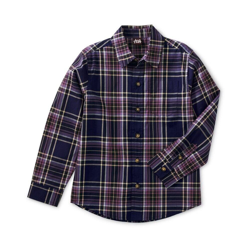 Tea Collection Plaid Button Up Shirt (Kushiro Plaid), 6 - NWT - $48